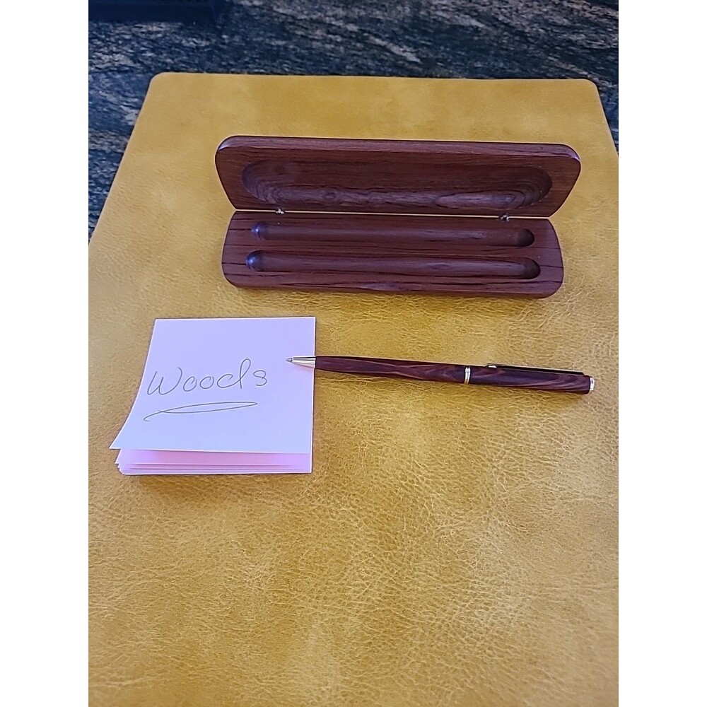 Wooden Pen  - Advertising - Wood Case has Pen Included